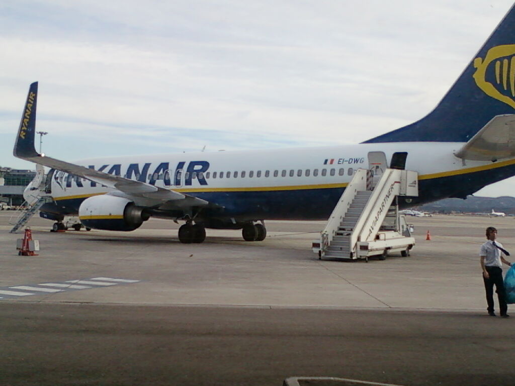 Avion Ryanair aeroport Marseille Marignane